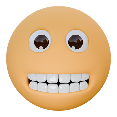Grimacing Face  3D Icon
