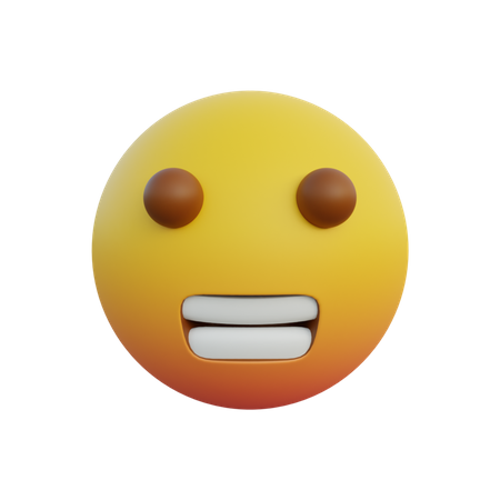 Grimacing face  3D Emoji