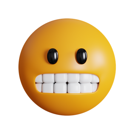 Grimacing Face  3D Icon