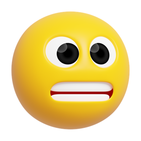 Grimacing Face Emoji  3D Icon