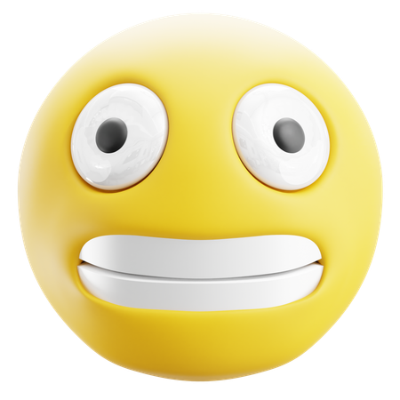 Grimassen schneidendes Emoji  3D Icon