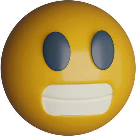 Griming Face  3D Icon