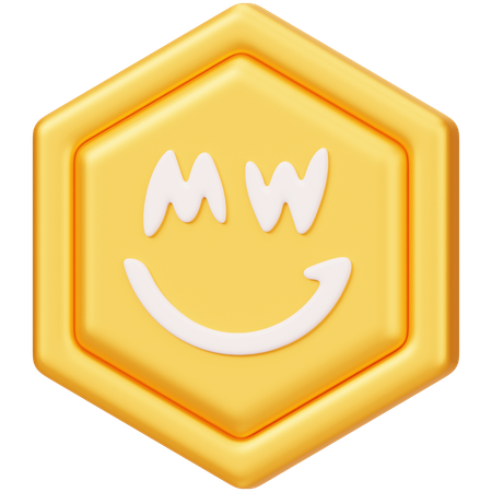 Grin (GRIN)  3D Icon