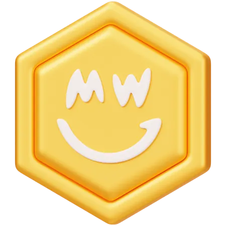 Grin (GRIN)  3D Icon
