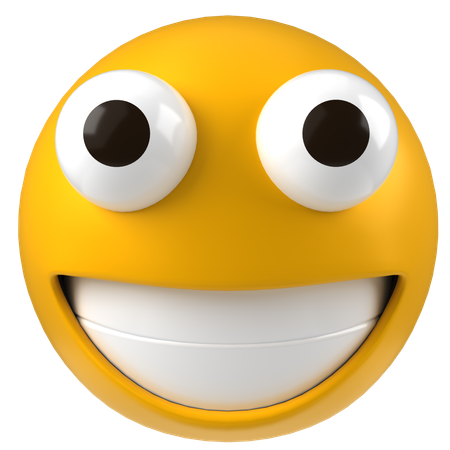 Grin  3D Icon