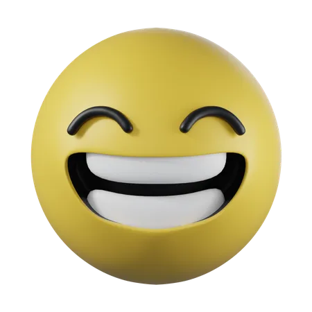 Grin Emoji  3D Icon