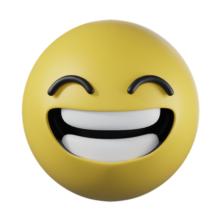 Grin Emoji  3D Icon