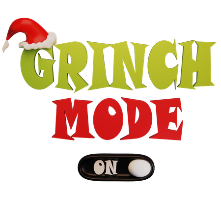 Humor grinch  3D Icon