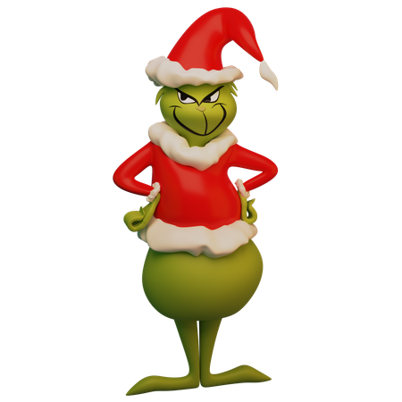 Humor grinch  3D Icon