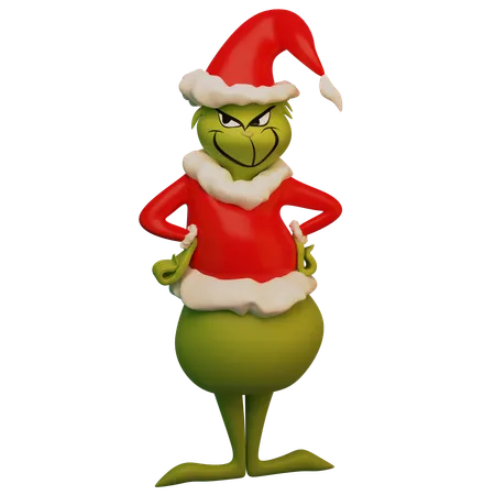 Humor grinch  3D Icon