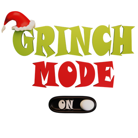 Grinch Mood  3D Icon