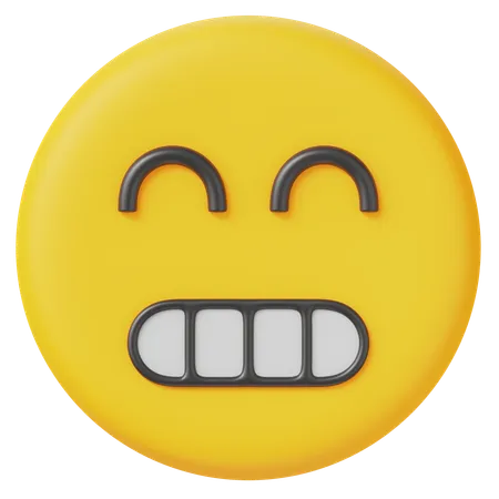 Grinning  3D Icon