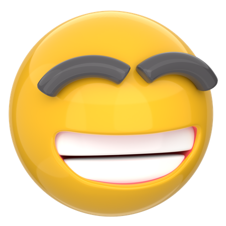 Grinning  3D Icon