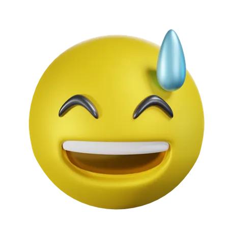 Grinning  3D Icon