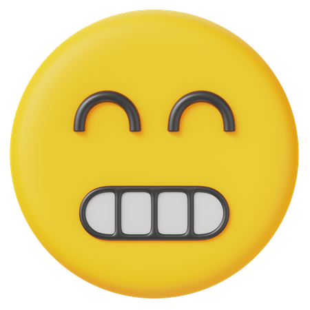 Grinning  3D Icon