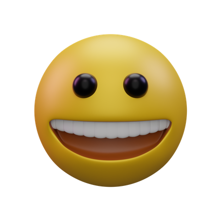 Grinning  3D Icon