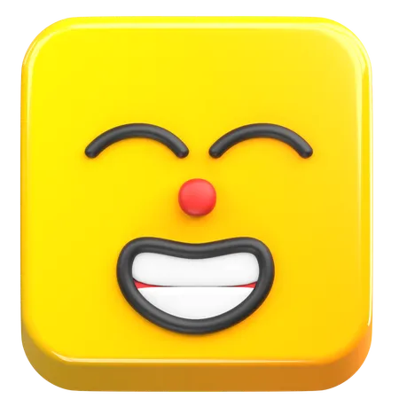 Grinning Emoji  3D Icon