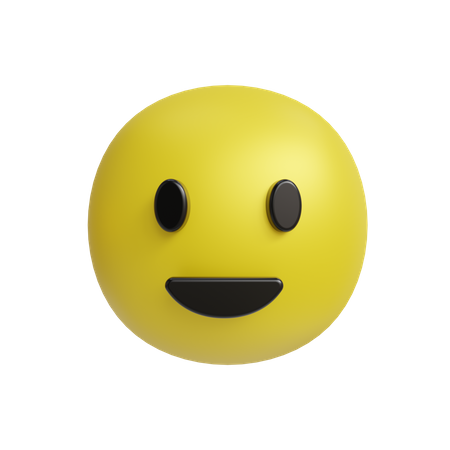 Grinning emoji  3D Icon