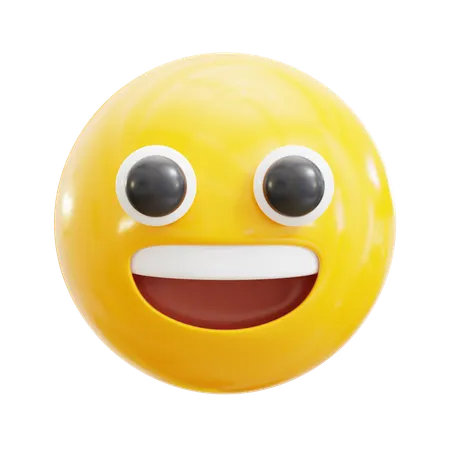 Grinning Emoji  3D Icon