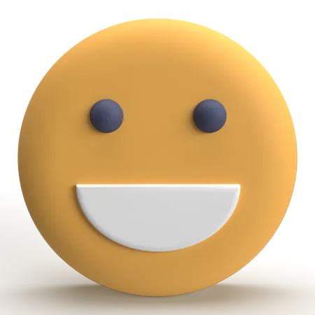 Grinning Emoji  3D Icon