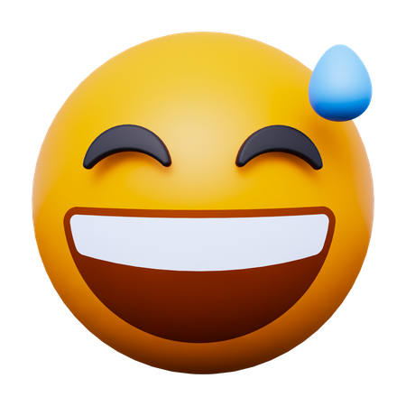 Grinning Emoji  3D Icon