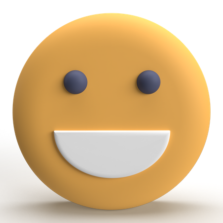 Grinning Emoji  3D Icon