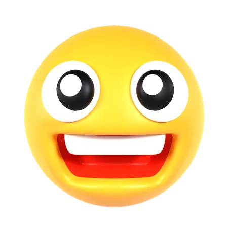 Grinning Face 3 D Illustration 3D Icon