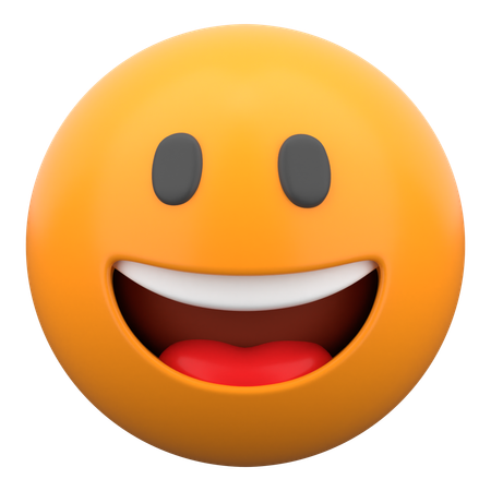 Grinning Face  3D Icon