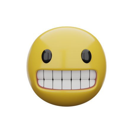 Grinning Face  3D Emoji