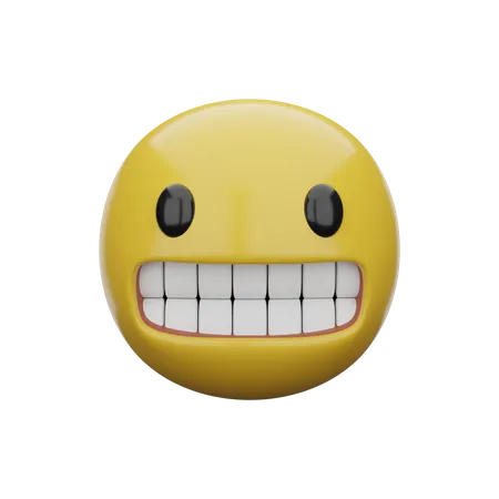 Grinning Face  3D Emoji