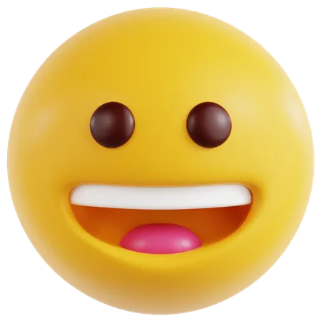 Grinning Face  3D Icon