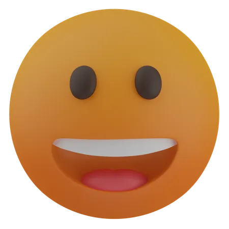 Grinning Face  3D Icon