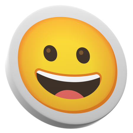 Grinning Face  3D Icon