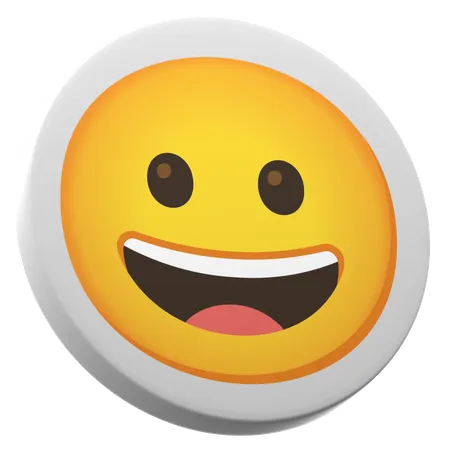 Grinning Face  3D Icon