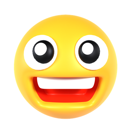 Grinning Face  3D Icon