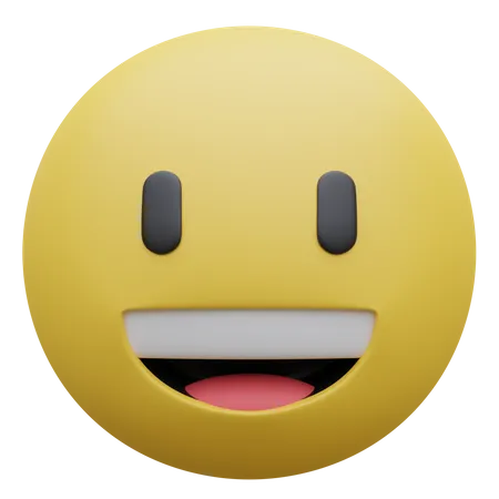 Grinning Face  3D Icon