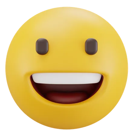 Grinning Face  3D Icon