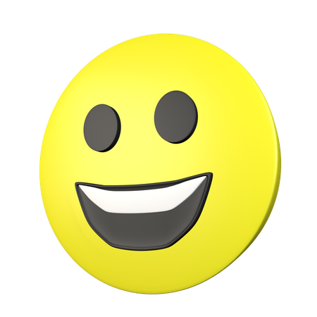 Grinning Face  3D Icon