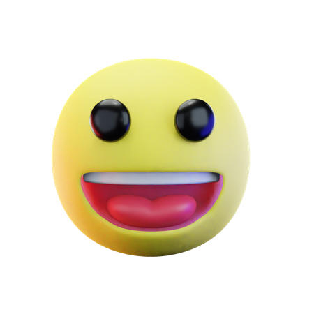 Grinning Face  3D Icon