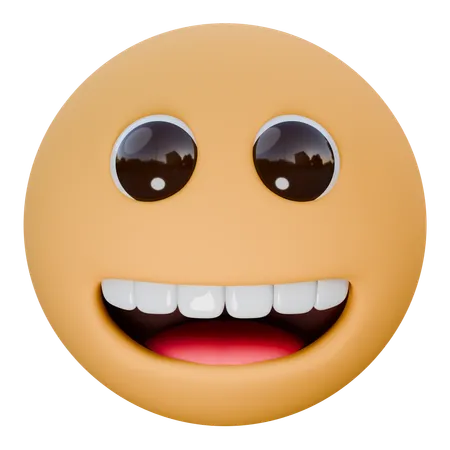 Grinning Face  3D Icon