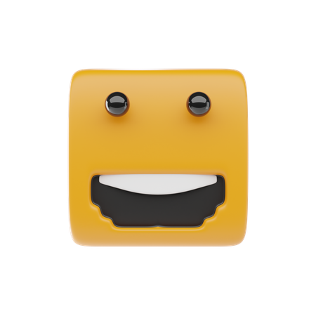 ニヤリとした顔の絵文字  3D Icon
