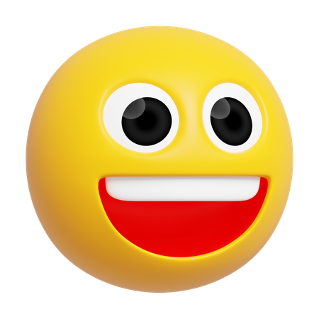 Grinning Face Emoji  3D Icon