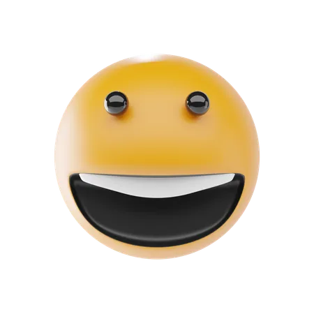 Grinning Face With Big Eyes  3D Icon