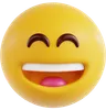 Grinning Face With Squinting Eyes
