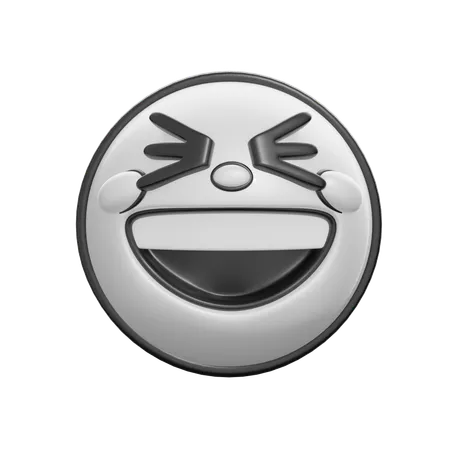 Grinning Squinting Face  3D Icon