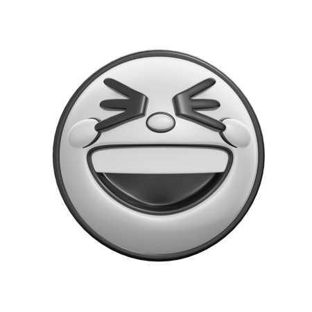 Grinning Squinting Face  3D Icon