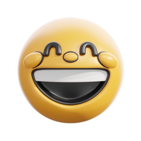 Grinning With Smiling Eyes  3D Icon