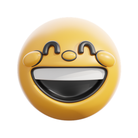 Grinning With Smiling Eyes  3D Icon