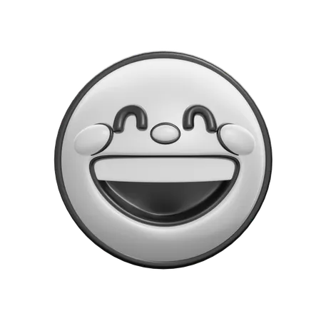 Grinning With Smilling Eyes  3D Icon