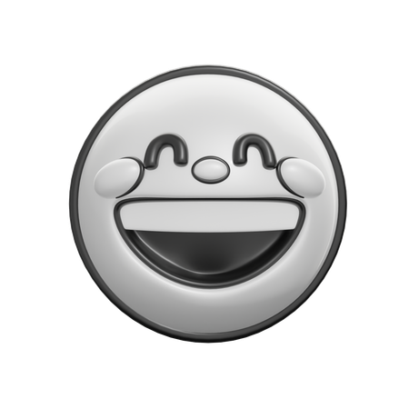 Grinning With Smilling Eyes  3D Icon